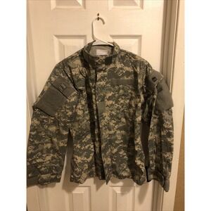 US Military ACU 'Digi' Pattern Camouflage Combat Coat Shirt Jacket X Small